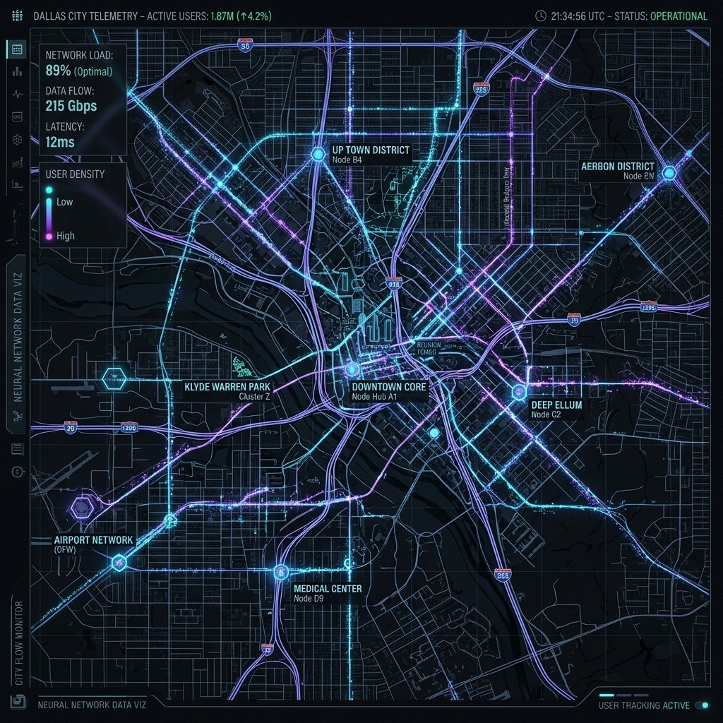 DFW Metroplex Telemetry Map